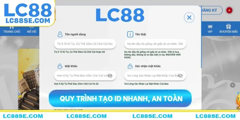 Quy trình tạo ID nhanh, an toàn